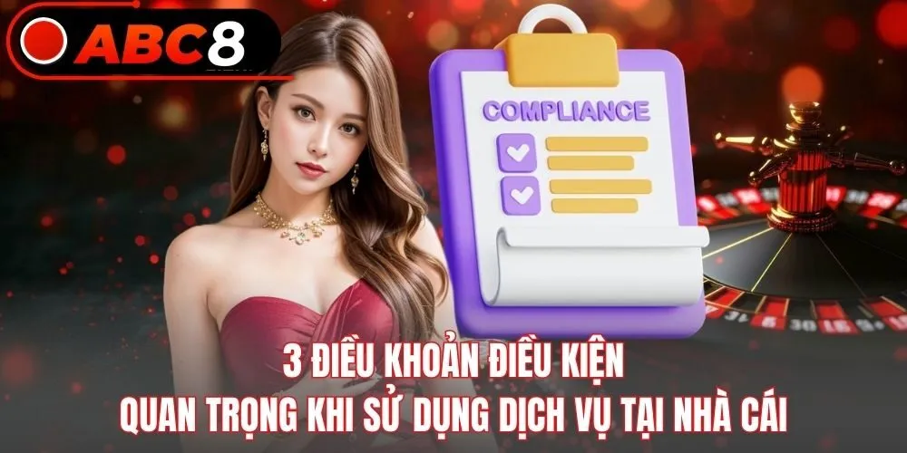 3 điều khoản điều kiện quan trọng khi sử dụng dịch vụ tại nhà cái