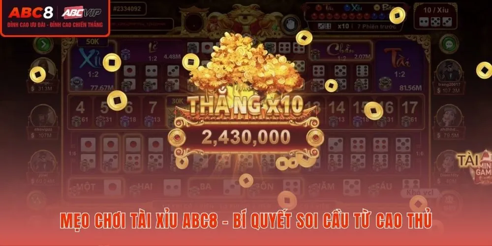 Mẹo chơi tài xỉu ABC8 ứng dụng các phương pháp soi cầu hiệu quả