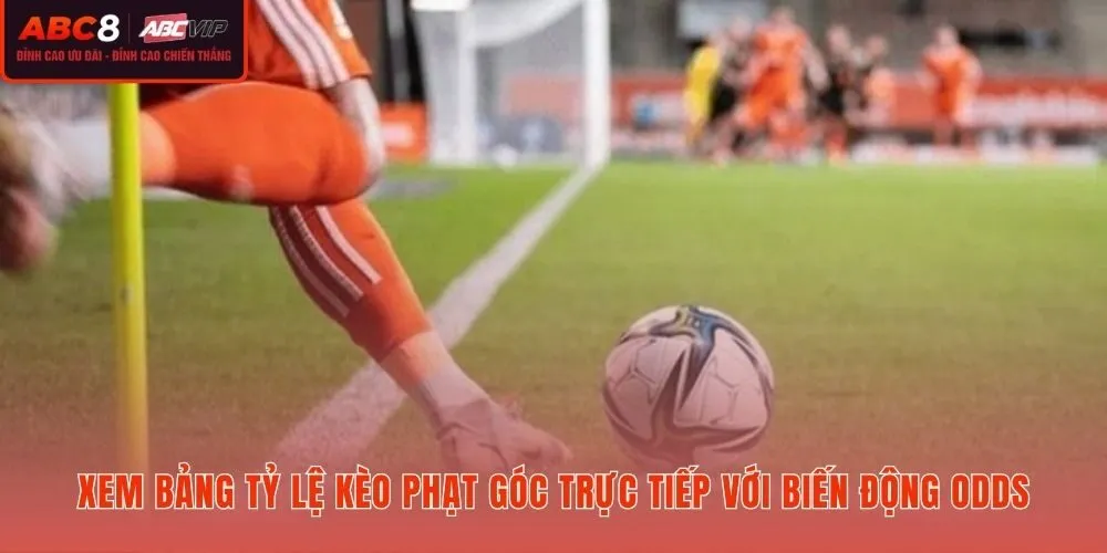 Kèo phạt góc và biến động tỷ lệ cược trực tiếp
